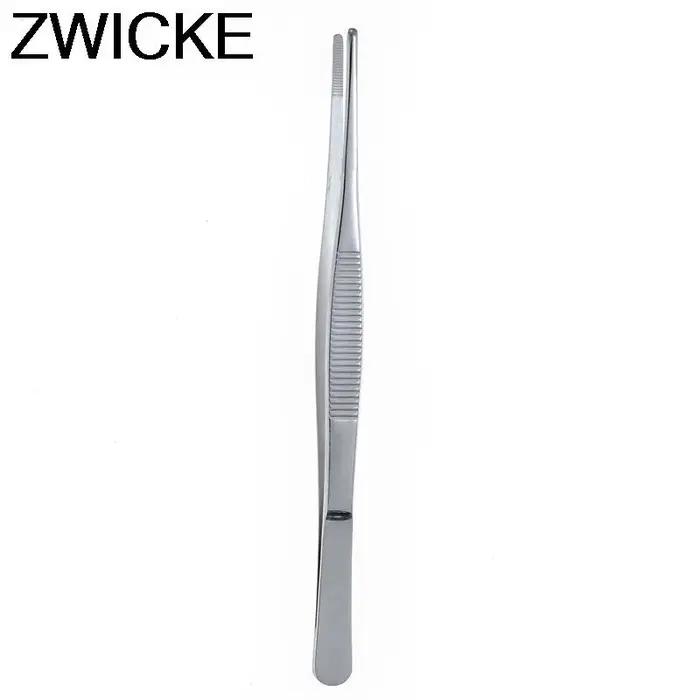 Pincettes médicales Anti-iode en acier inoxydable 430, pinces longues et droites 12.5cm-30cm, tête d