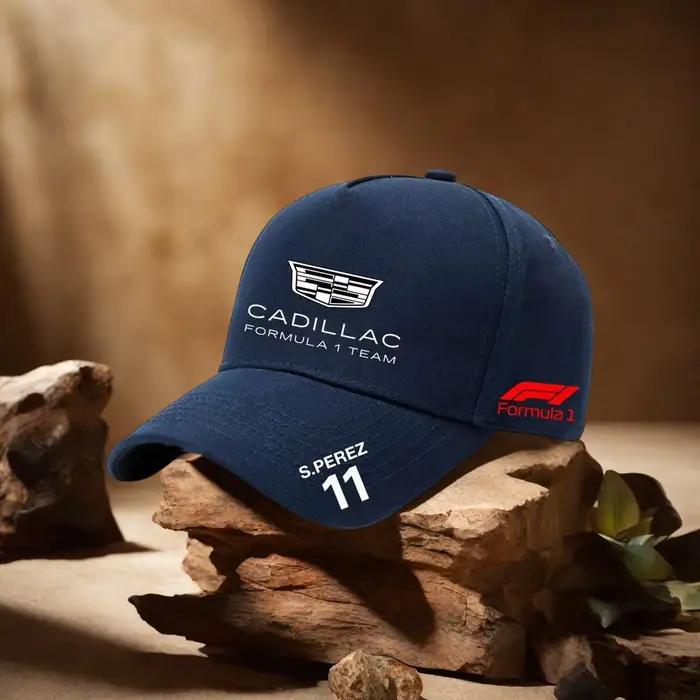Casquette de baseball Cadillac F1 Team Formula Racing, casquette de supporter, casquette de sport d'