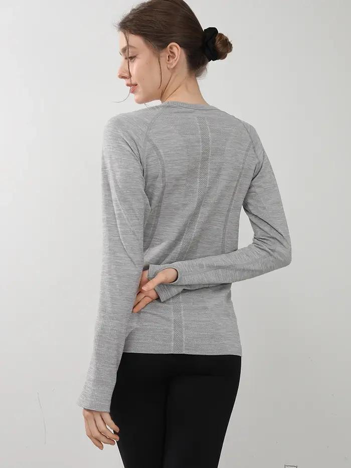 Chemise de Yoga sans couture pour femmes