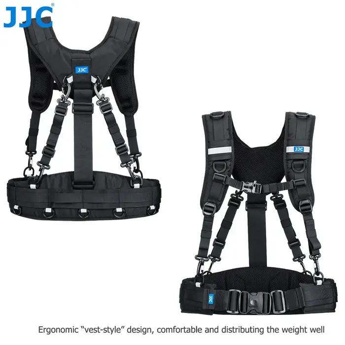 JJC – système de bandoulière pour photographie, gilet de poitrine, sangles de sécurité pour sac d'ob