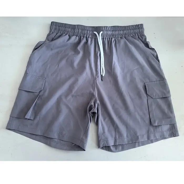 Shorts d'athlétisme homme séchage rapide GITF poches fermeture éclair course gymnastique fitness été