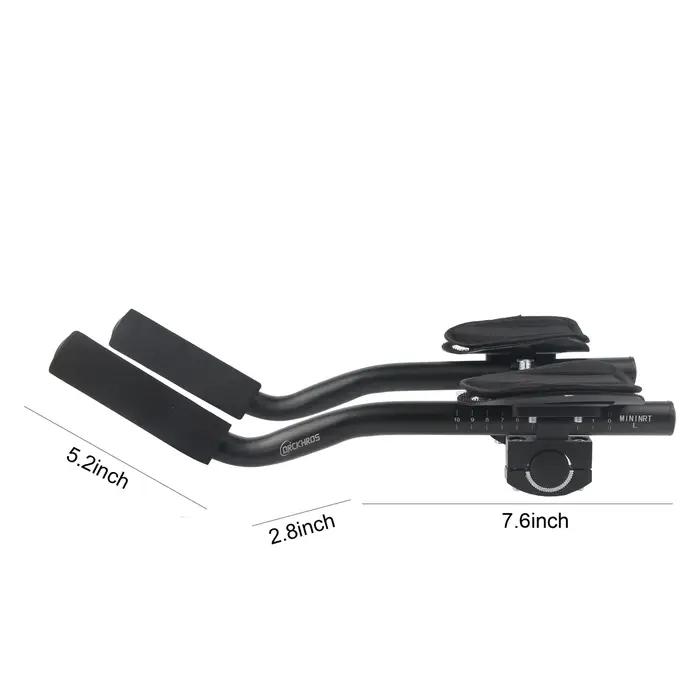 Guidon repos vélo alliage aluminium - Poignée TT pour cyclisme course et triathlon performance