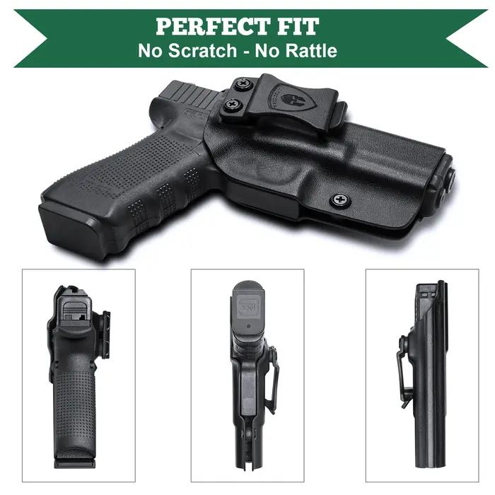 Pour Glock 17/19/22/31,Warriorland IWB Kydex étui à l'intérieur dissimulé étui de transport main dro