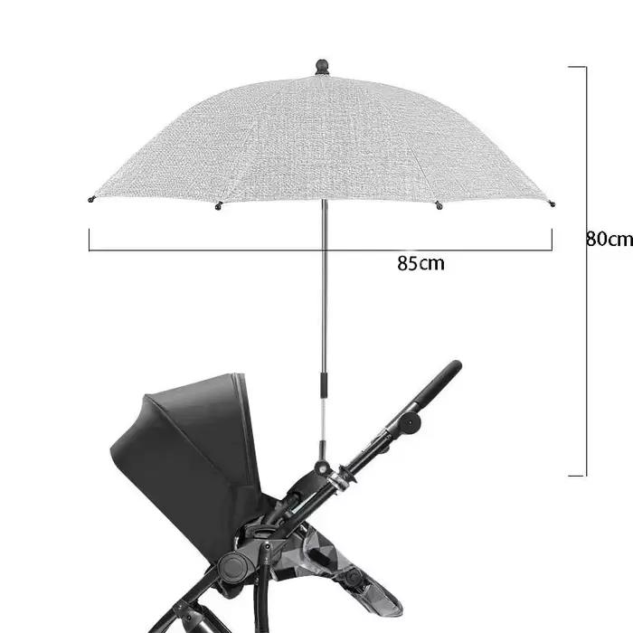 Parapluie pliant pour poussette de bébé, Protection solaire UV contre la pluie, Parasol universel ré