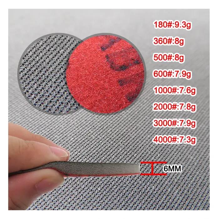 Mirka Abralon 6 pouces éponge Sangding disque 8A-241 mousse crochet et boucle papier de verre rond 1