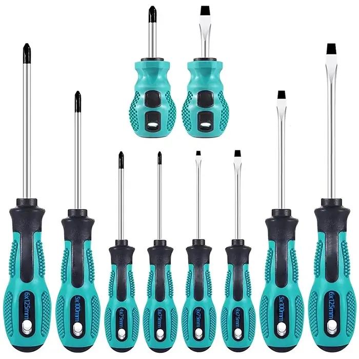 Ensemble d'outils de réparation-Kit de tournevis de précision magnétique avec Phillips et tête plate