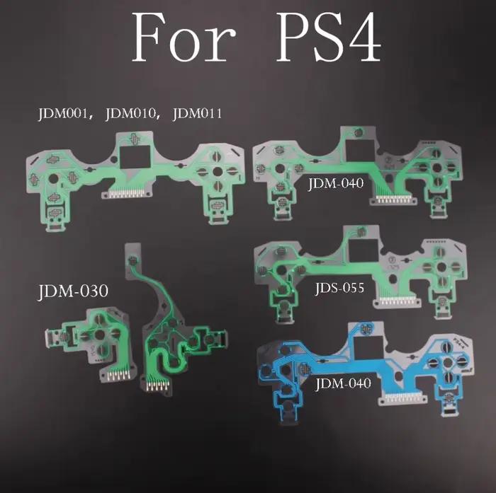 10 pièces pour réparation Ps4 Ps5 Jdm 030 040 050 contrôleur Film conducteur clavier câble flexible