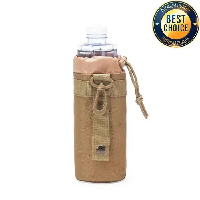 Pochette de bouteille d'eau de chasse, support de bouilloire Molle d'extérieur, Camping randonnée cy