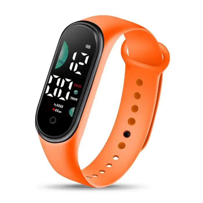 Montre de sport électronique pour enfants robuste et étanche avec grand écran LED calendrier complet pour suivi des activités et gestion du temps