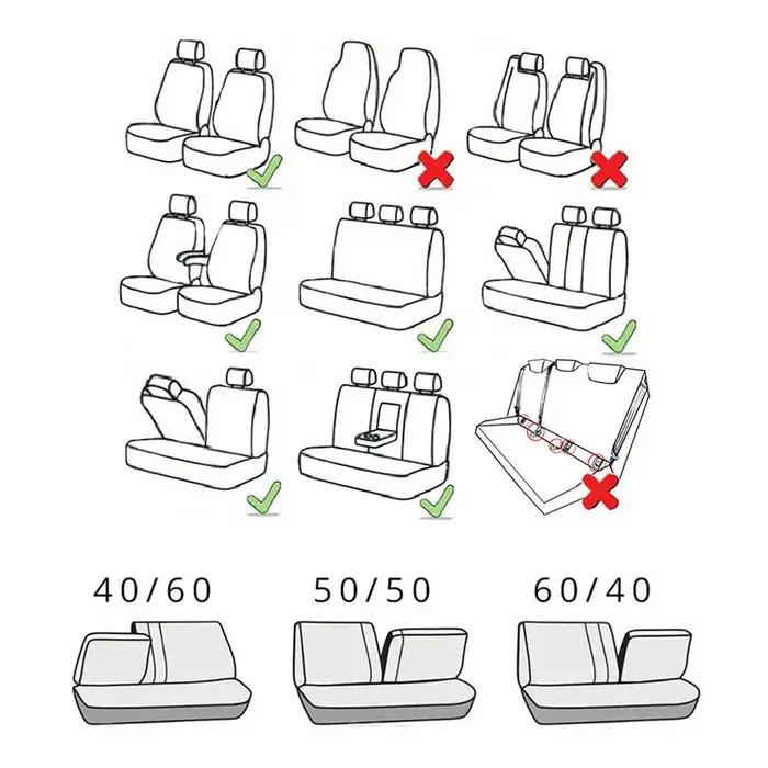 Housse de protection universelle pour siège de voiture, en cuir PU, accessoires automobiles, tapis d