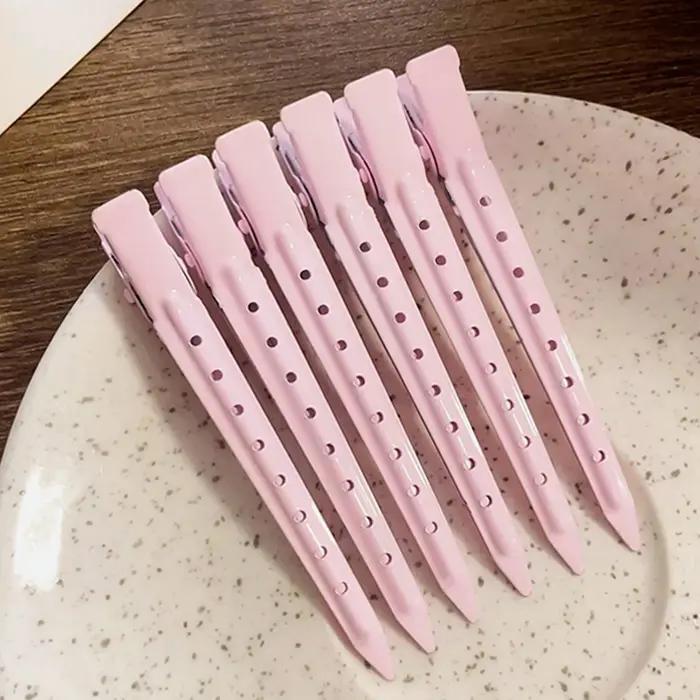 Pinces à cheveux en métal ajouré, 12 pièces, Style de rue minimaliste à la mode, matériau en alliage