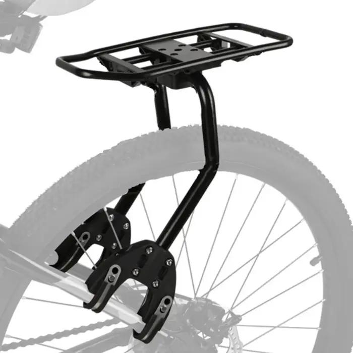 Porte-bagages arrière pour vélo compatible VTT VTT électriques installation facile transport sacs porte-bagages occasions spéciales randonnée ville