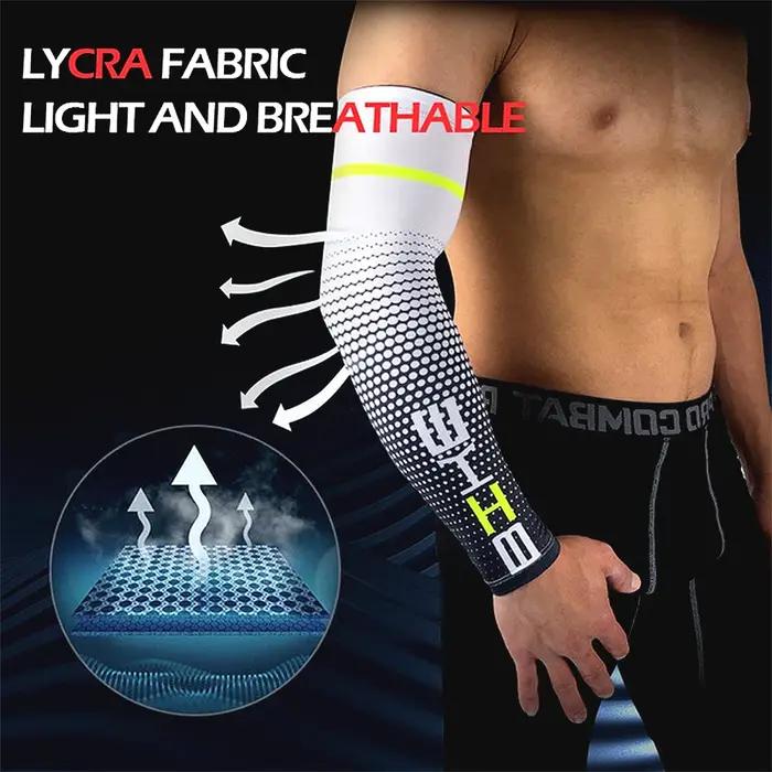 1 paire unisexe cyclisme course sport manches bras refroidissement manches UV Protection solaire man