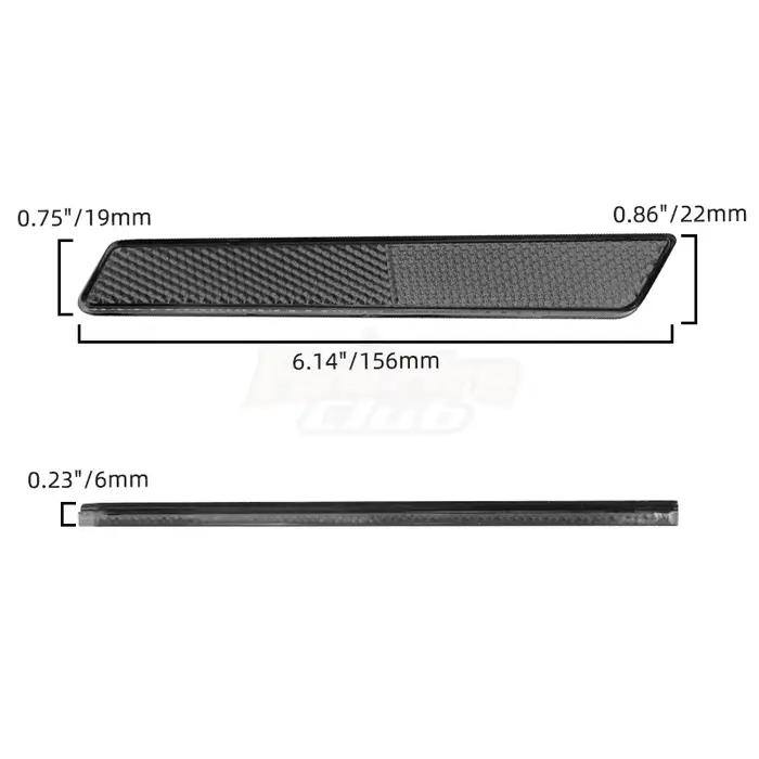 Couvercle de loquet de réflecteur de protection de sacoche de moto fumée ABS pour Harley Touring Roa