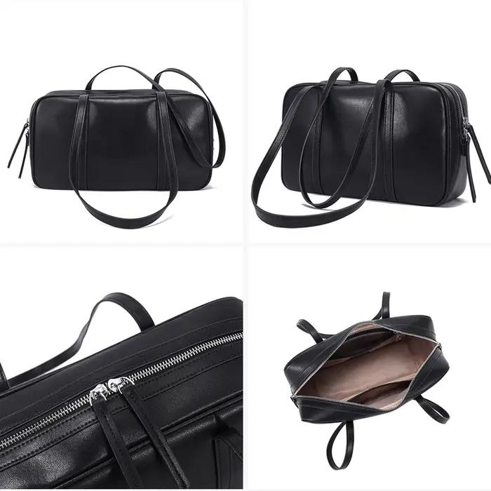 Sacs à bandoulière en cuir véritable de vache pour femmes, sacs à main de luxe de styliste de mode p