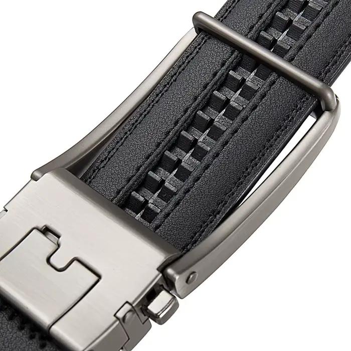 Ceintures pour hommes ceintures à fausse boucle ardillon styles populaires ceintures d'affaires en c