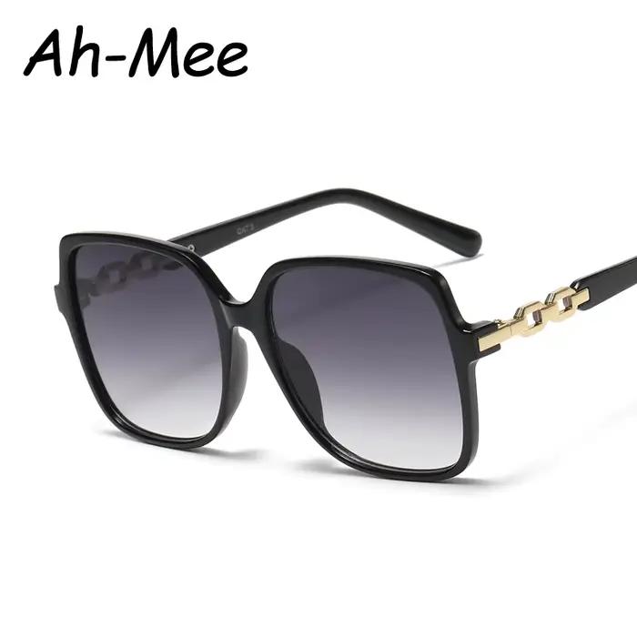 Mode carré à la mode cyclisme lunettes de soleil femmes grand cadre coloré lunettes de soleil femme