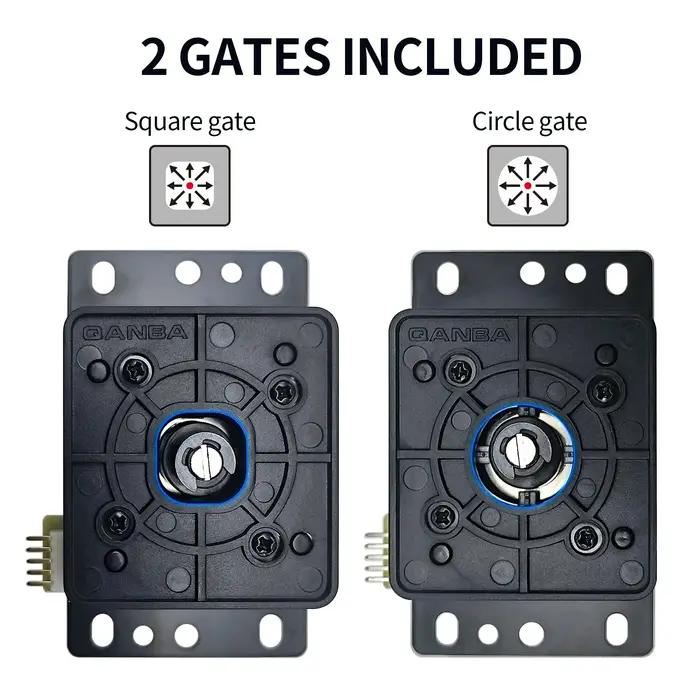 Qanba – arbres de Joystick d'arcade mécanique par gravité, levier silencieux JOV8S JCV8, accessoires