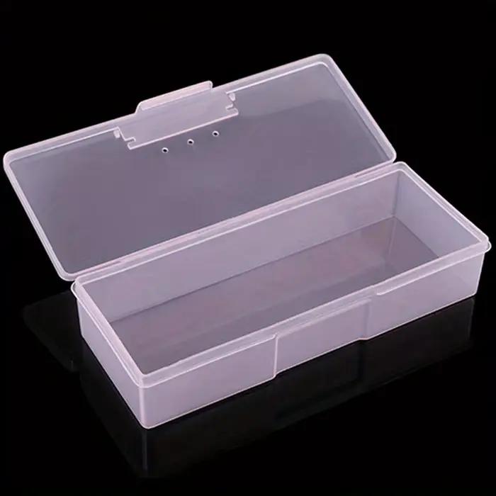 Boîte de rangement pour Nail Art, organisateur d'accessoires pour ongles, conteneur en plastique cub