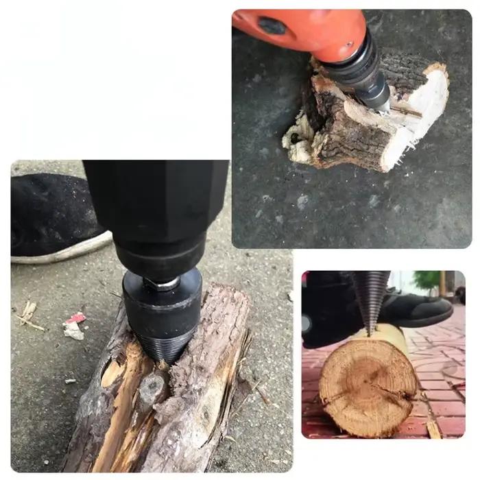 Foret à bois torsadé 32/38/42/45/50mm, foret de séparation pour bois de chauffage, séparateur de boi
