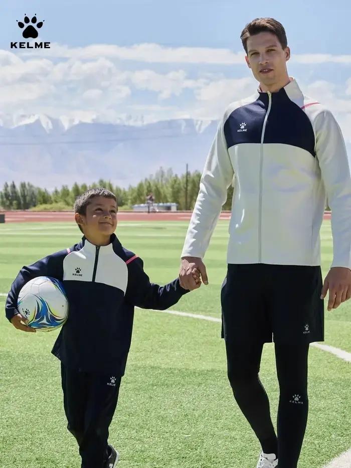 Veste d'entraînement football Kelme homme - Cardigan imprimé col montant printemps 2024