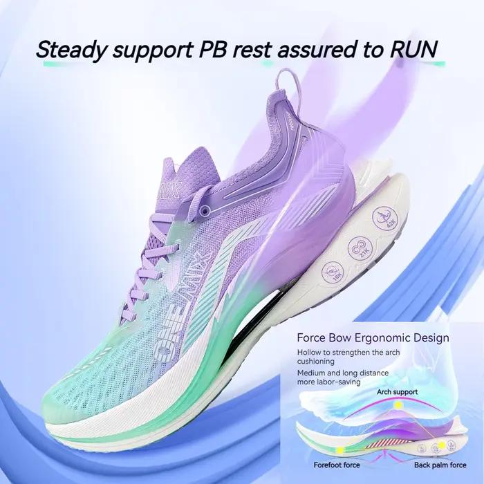 Chaussures de course de marathon ONEMIX avec plaque en carbone, soutien stable professionnel, amorti