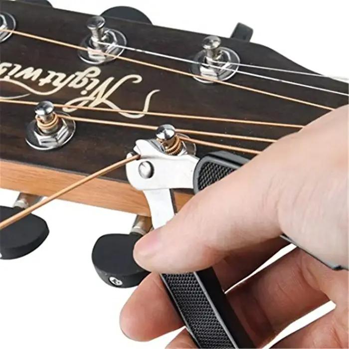 Guitare String Winder String Cutter Pont Pin Puller 3 EN 1 Corde Peg Winder Guitare Outil De Réparat