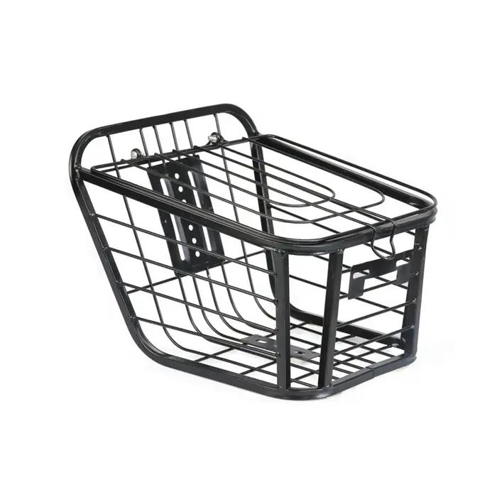 Panier de vélo détachable pour scooter et vélos de route et de montagne supportant jusqu'à 10kg avec installation facile sans outils pour randonnées et courses quotidiennes