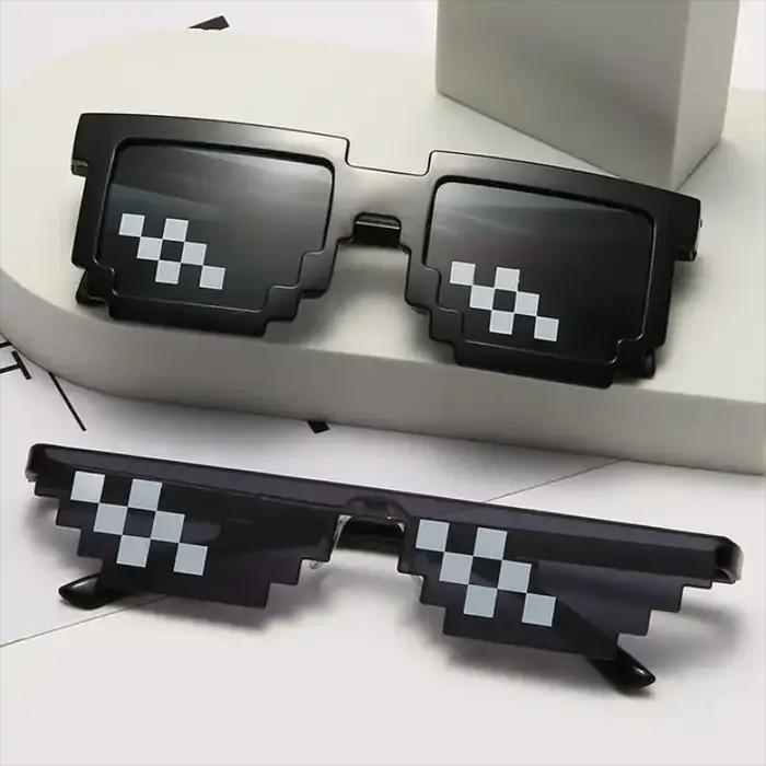 Lunettes de soleil mosaïque Cool Party Vintage nuances lunettes pour hommes lunettes de soleil pixél