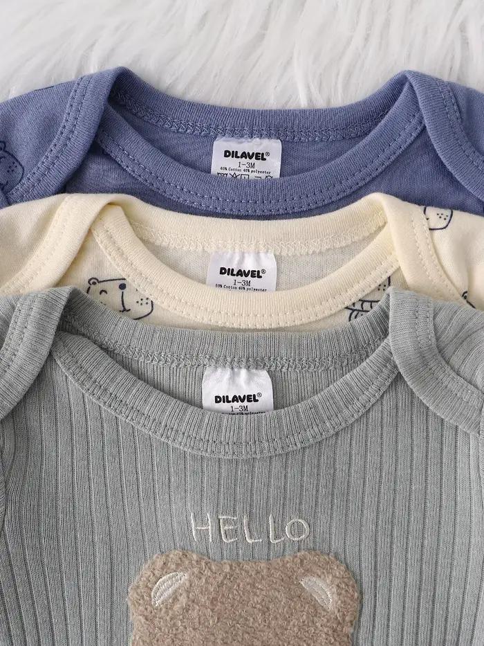 Combinaison pour bébé garçon, 3 pièces, nouveau style, vêtements pour bébé garçon, printemps/automne