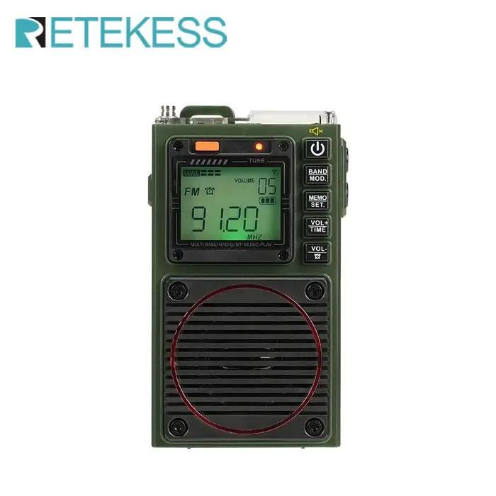 Retekess-Radio FM portable à ondes courtes, radio AM FM, mini radio amateur, radio AmPueband d'urgen