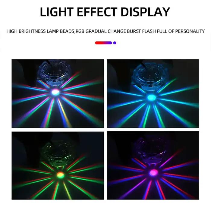 1 pièces moto LED châssis lumière RGB Flash lampe stroboscopique moto décoration atmosphère lumière