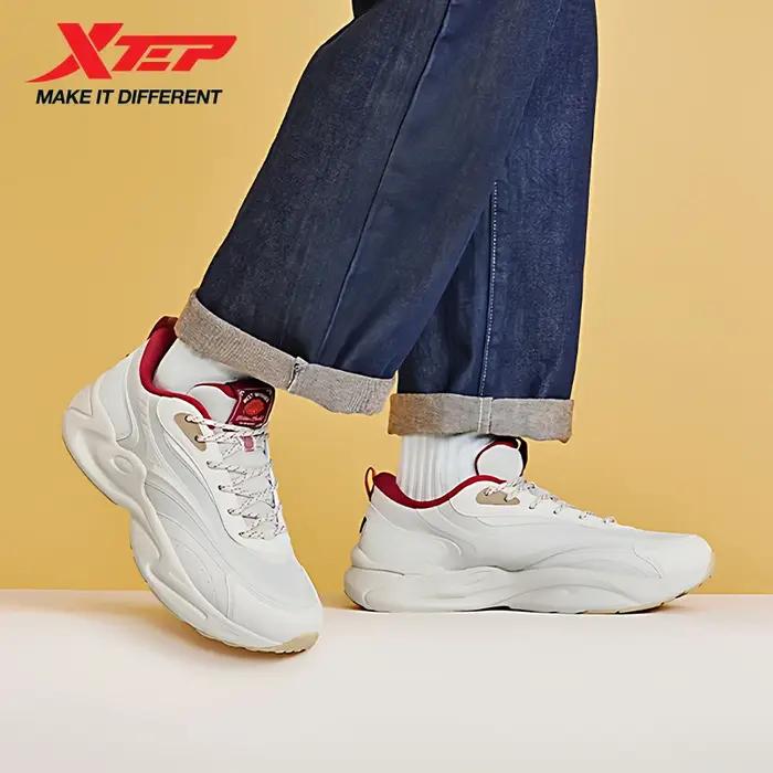 Xtep chaussures pour hommes chaussures de plein air rebond doux antidérapant chaussures décontractée