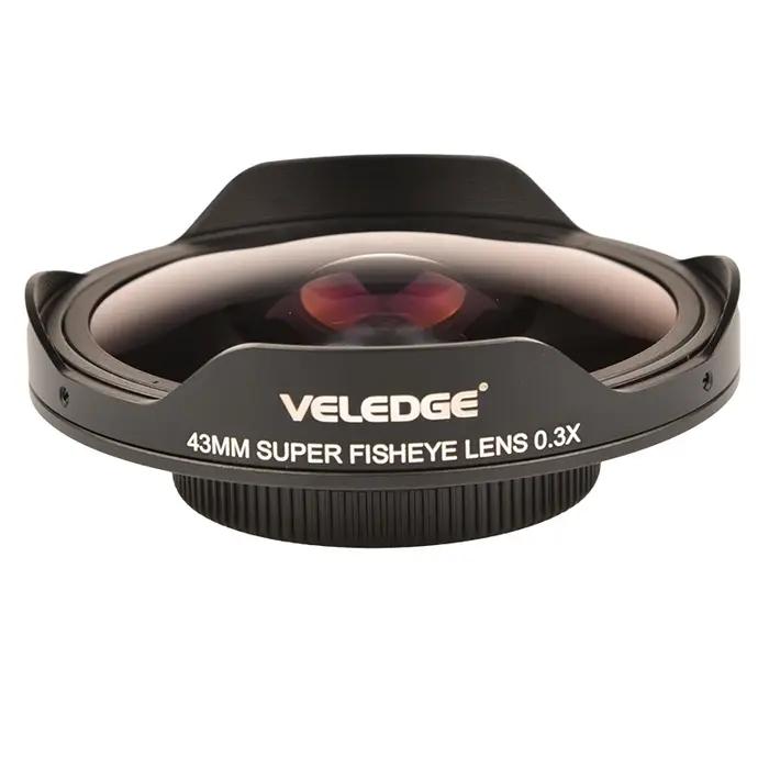 VLOGMAGIC-Adaptateur d'objectif large Ultra Fisheye avec capot, caméra vidéo uniquement, caméscopes,