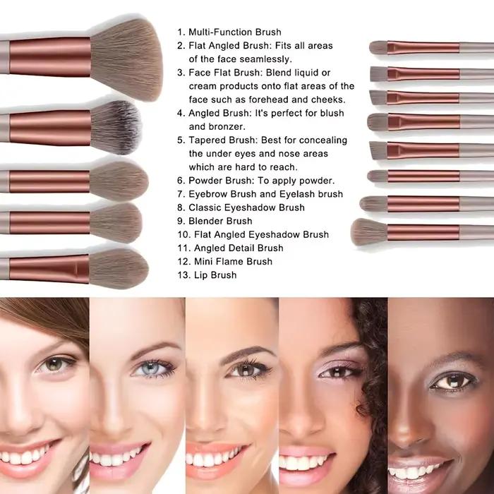 Pinceaux de maquillage 8-29 pièces Kit de maquillage professionnel femmes cosmétique pinceau à poudr
