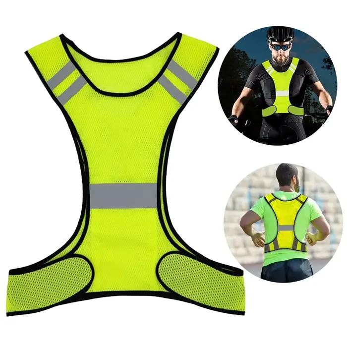 Glace de course haute visibilité pour homme et femme, maille structurels ente, respirante, légère, r