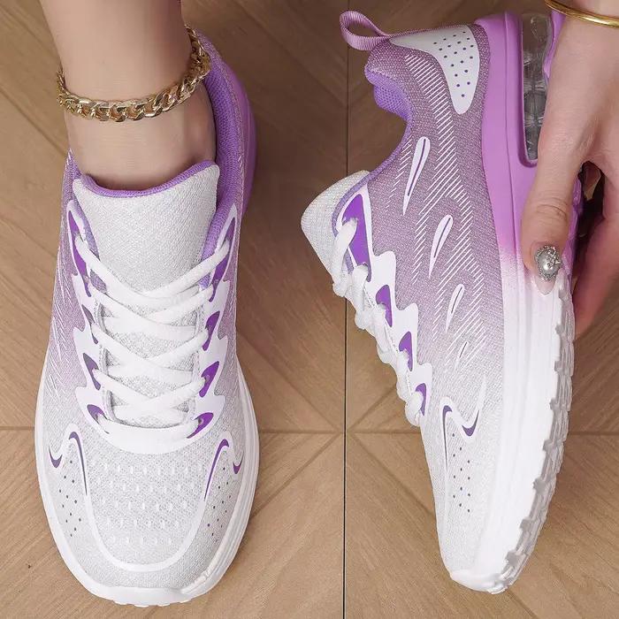Chaussures de marche en maille à coussin d'air Encounaker - Respirantes pour femmes sport tennis