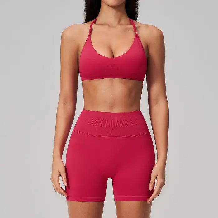 Ensemble de survêtement pour femme, tenue de sport et de yoga moulante, effet fessier galbé, séchage