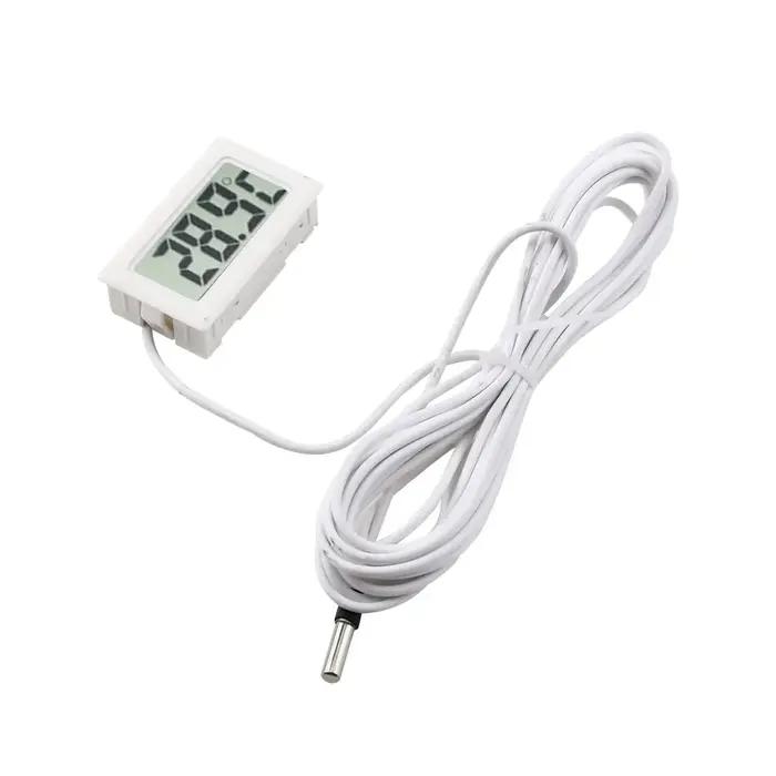 Thermomètre numérique LCD FY-10, capteur de température, testeur de température, moniteur avec câble