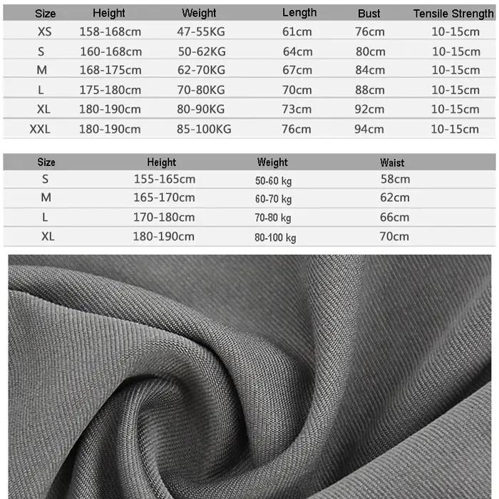 Ensemble fitness Dean M pour homme - Long tee et leggings collants pour sport outdoor et intérieur