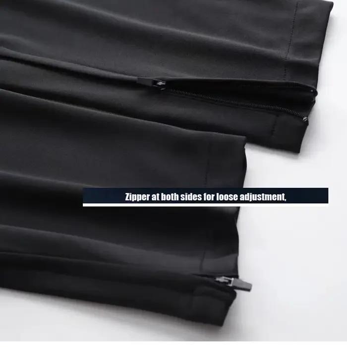 Pantalons de Sport pour hommes pantalons de course avec poches zippées entraînement de Football pant