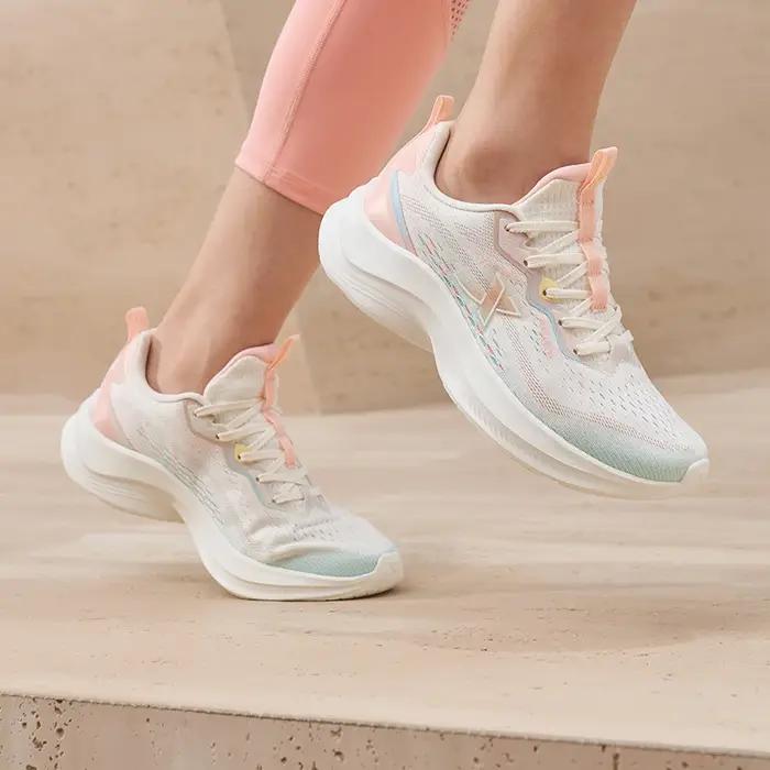 Xtep chaussures de course pour femmes automne chaussures de sport confortables coussin léger respira