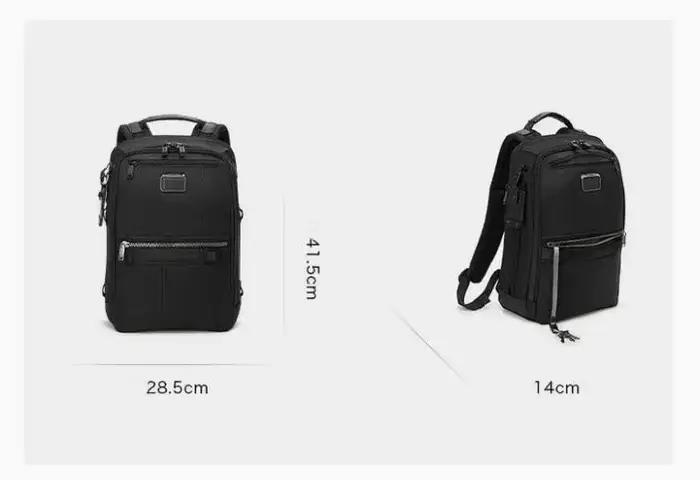 Sac à dos pour homme, pour les déplacements professionnels, en nylon balistique, noir pur, imperméab