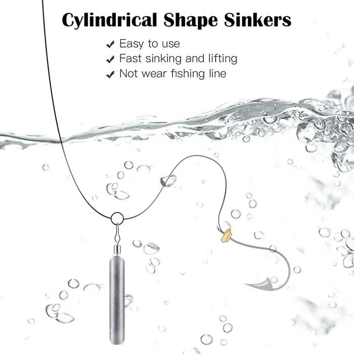 10 pièces plombs de pêche 3.5g 5g 7g 10g 14g 20g plombs de poids de tir de chute accessoires de maté