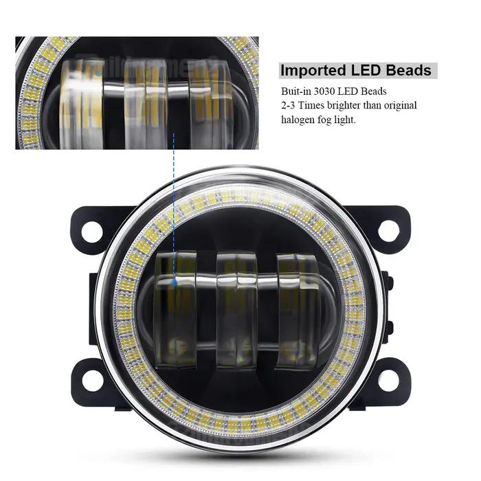 2 X phare antibrouillard Angel Eye pour Subaru Forester WRX STI Impreza XV BRZ Justy Outback Legacy