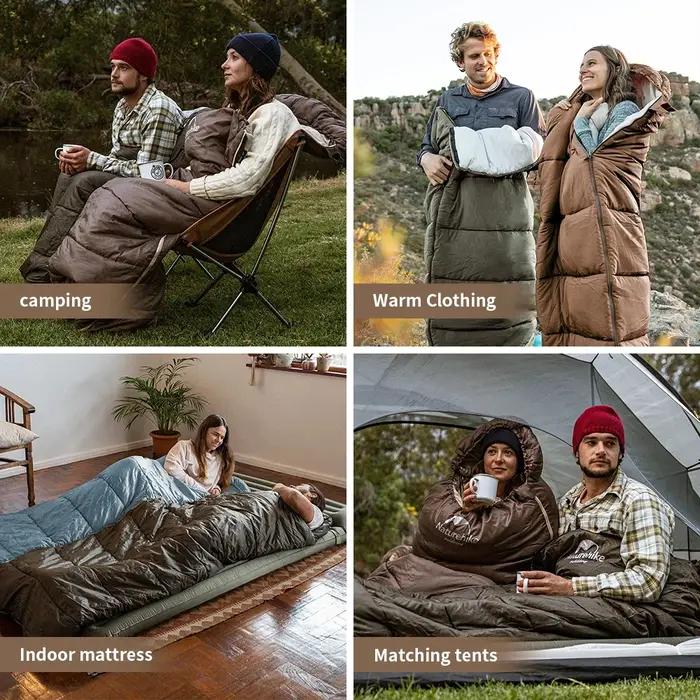Naturehike – sac de couchage étanche ultraléger, couette en coton, Portable, enveloppe, Camping