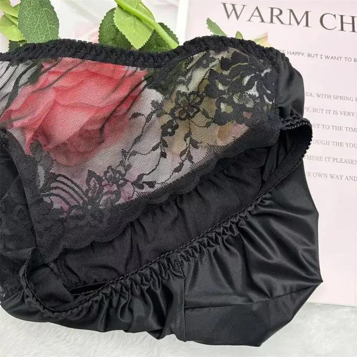 Sous-vetements erotiques pour hommes pochette convexe ultra mince dentelle jacquard grands sous vetements gai occasions speciales romantiques nuit de passion cadeau special