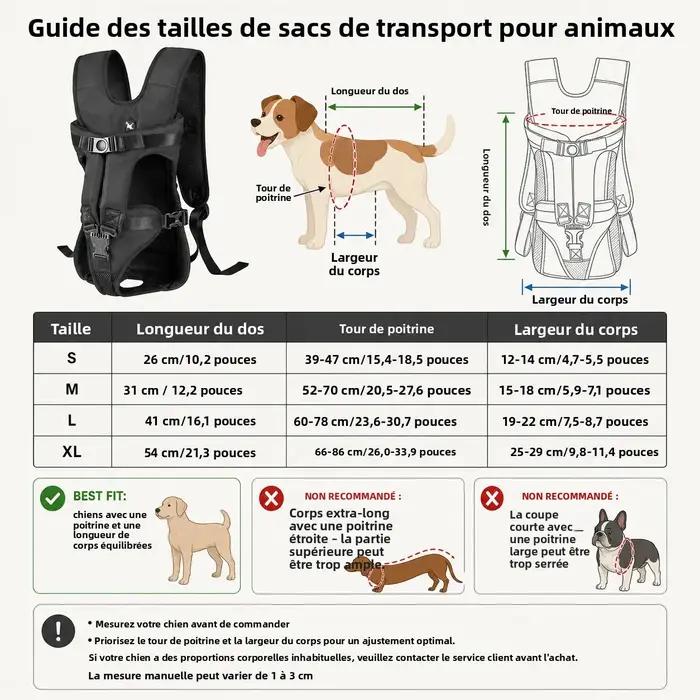 Sacs à dos de transport pour animaux de compagnie