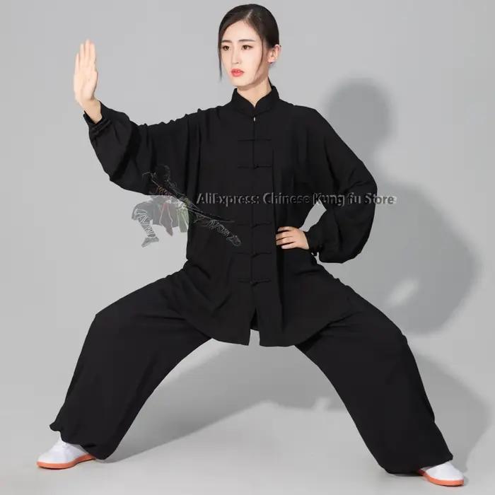 Uniforme de Tai chi en coton d'été, 6 couleurs, vêtements de Qigong, Yoga, méditation, Kung fu, pour