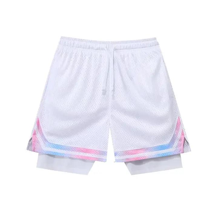 Shorts de basket-ball amples unisexes coupe ample tissu respirant pour homme femme entraînement course sportifs occasions spéciales